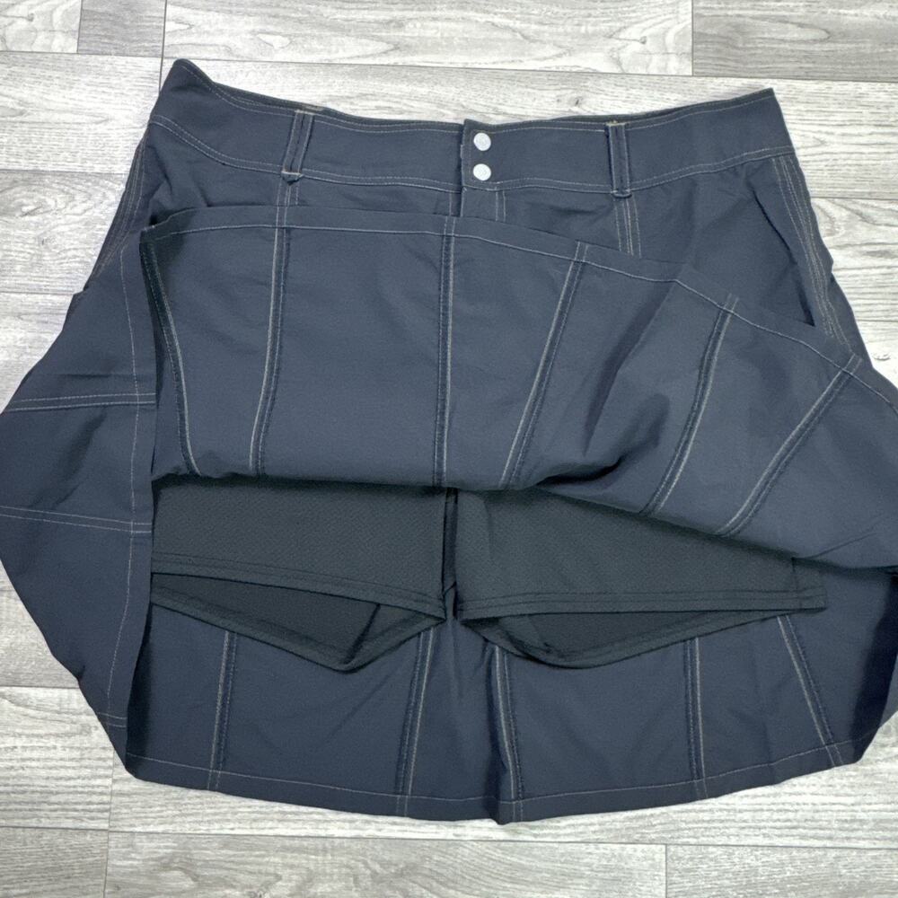 Sahalie BeFree Transport Athletic Golf Tennis Skort Black sz 18W - Picture 3 of 6